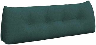 vidaXL Rücken Kissen Dunkelgrün 140 x 24 x 50 cm Stoff 42014504