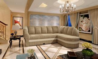 Wohnideebilder Benano Beige Ecksofas & Eckcouches B012