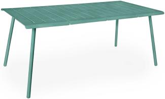 Vapio Outdoortisch Aluminium 180x90x74 cm Salbei