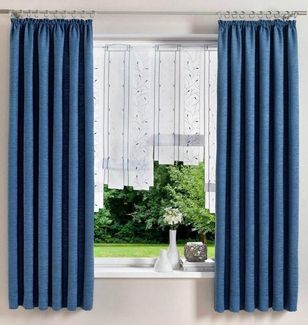 Wirth Vorhang Toco-Uni (1 St), Kräuselband, blickdicht, Chenille