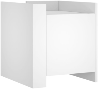 Nachttisch Nachtschrank Weiß 45 x 50 x 50 cm Holzwerkstoff