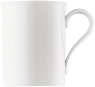 Hutschenreuther Maria Theresia Becher mit Henkel, Tasse, Porzellan, Weiß, 300 ml, 15505