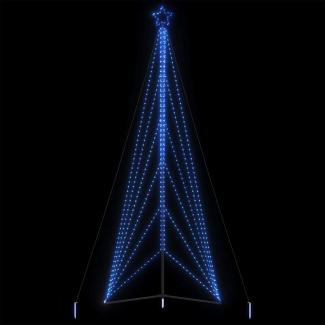 vidaXL Weihnachtsbaum-Beleuchtung 861 LEDs Blau 478 cm 4016426