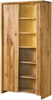 Vitrine Wildeiche 105x45x204 natur geölt PURE OAK #106