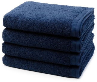 Möve Superwuschel 4 tlg. Frottier-Set - 4 X Handtuch (50 X 100cm) - 520 g/m2 - Deep sea