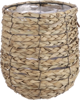 Mica Avalon Korb hellbraun Seegras Ø 18 x 21 cm