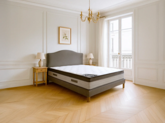 Vente-unique - Matratze 140x190 cm, Hybridmatratze 7-Zonen-Taschenfederkern & Memory-Schaum, Höhe 30 cm - ILYROS von YSMÉE