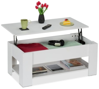 Aufklappbarer Couchtisch