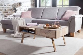 Couchtisch Massivholztisch SANYA 95x50x42 cm Holz Mango Landhaus