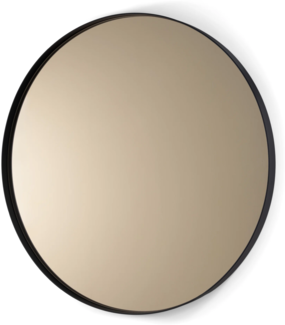 DONNA 5 Ø 90 x 5 Spiegel Bronze - Schwarz Brons Glas