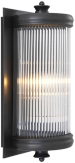 Casa Padrino Luxus Wohnzimmer Wandlampe Bronze 13 x 11 x H. 29 cm - Hotel Möbel