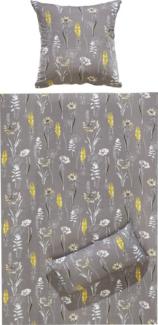 REDBEST Bettwäsche Bettwäsche, Jersey, 2 teilig, Single-Jersey Blumen