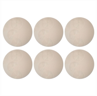 MuchoWow Glasuntersetzer Japandi - Beige - Modern, Zubehör für Gläser, 6-tlg, Getränkeuntersetzer, Rund, Tassenuntersetzer Kork, 10x10 cm