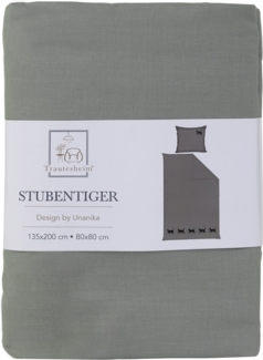 Trautesheim Bettwäsche-Set STUBENTIGER Katzen-Bettwäsche in 135 x 200 cm und 80 x 80 cm