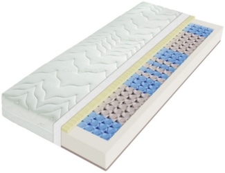 Taschenfederkernmatratze Taschenfederkernmatratze Vario Lux Greenfirst, H2+H3 H3+H4 Matratze, Beco, 22 cm hoch, (Matratze 80x200, hergestellt in Deutschland, atmungsaktiv, feuchtigkeitsregulierend), ergonomische Federkernmatratze, 4-seitiger Reißversch...