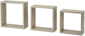 Dolle Würfelregal Frame 30x30 cm Eiche vintage 3er-Set