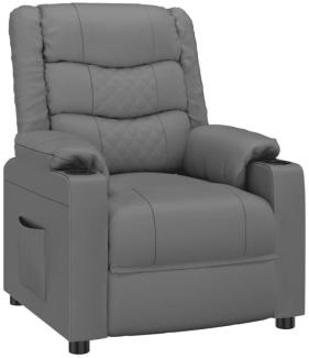 vidaXL Relaxsessel Grau Kunstleder [348045]