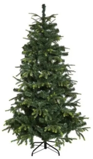 Künstlicher Weihnachtsbaum PE/PVC ALVA Klasse A 200x134 cm u/LED NORDIC WINTER (780-207)