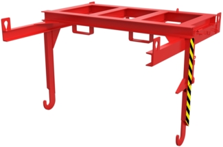 Bauer Traverse für Stapelkipper BKT 150, lackiert, Feuerrot