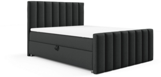 Best for Home Boxspringbett Boxspringbett 200x200 mit 7-Zonen-Bonnellfederkern & Stauraum (140x200 160x200 180x200 200x200 cm), Verschiedene Liefermöglichkeiten, TOP Preis-Leistungs-Verhältnis