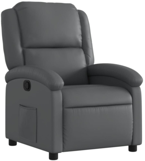 vidaXL Relaxsessel Grau Kunstleder 3205898