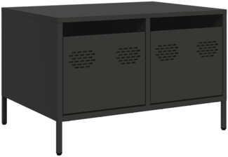 vidaXL TV-Schrank Schwarz 68x50x43,5 cm Kaltgewalzter Stahl 851238