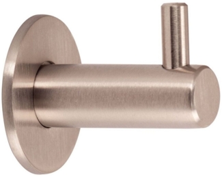 SO-TECH® Garderobenhaken Kleiderhaken SOLO, SOLO II & RONDA echt Edelstahl (5 St)