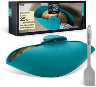 Moritz & Moritz Silikonform Backform Brot rund, (Set), Brotbackschale zum Backen von Brot, Kuchen