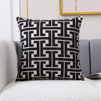 BYSURE Kissenbezüge, (2 Stück), Kissenbezug aus Chenille-Jacquard