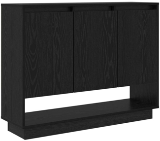 vidaXL Sideboard Schwarz Eichen-Optik 97 x 29 x 75 cm Holzwerkstoff 875224