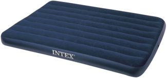 Intex Luftbett 2-in-1-Ventil, Vinyl blau, 191 x 99 x 25 cm