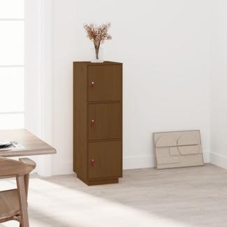 Highboard Honigbraun 34 x 40 x 108,5 cm Massivholz Kiefer [820170]