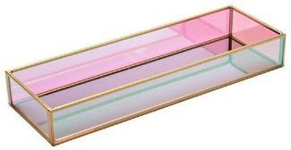 Giftcompany Tablett Tablett Mirror Glasbox länglich (30x10 cm)