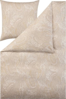 Estella Mako Jersey Bettwäsche 135x200 Nathan beige Paisley sand 6358-200