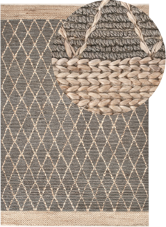 Teppich TELLIKAYA 200x300 cm Jute Grau