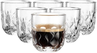 Leonardo GOCCE Espressoglas (2) 60 ml 6er Set