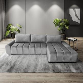 Beautysofa Ecksofa COSTA L, mit Schlaffunktion