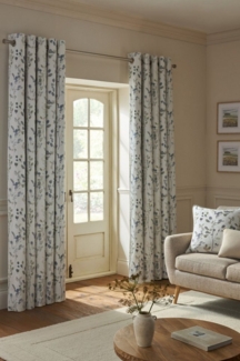 Next Verdunkelungsvorhang Thermo-Verdunklungsvorhänge mit Ösen Blumenmuster (2 St)