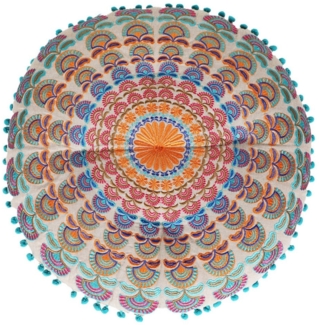 Marrakesch Orient & Mediterran Interior Hocker Orientalische Pouf Hocker Deko Mandala Dilara (1 St), Handarbeit