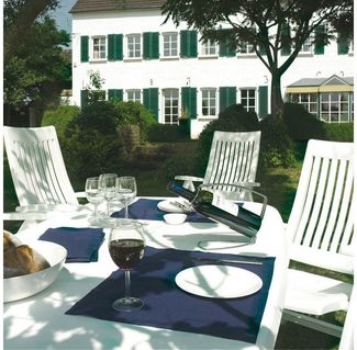 Kettler Gartensessel ROMA 2St. Multipositionssessel Gartenmöbel Kunststoff weiss