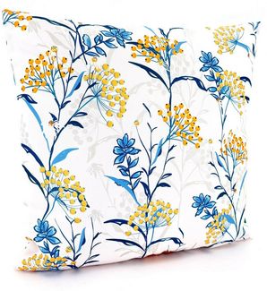 heimtexland Dekokissen Outdoor Garten Deko Kissen Outdoorkissen bedruckt, Lotus Effekt, schmutz- und wasserabweisend, inkl. Füllung