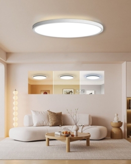 OYLCDI Deckenleuchten LED Deckenlampe Ø37cm Dimmbar, Küchen-Schlaflampe Bad Flur, Wohnzimmer, LED fest integriert, 3000-6000K, 2W, Bad-Leuchte Lampe Flur inkl Leuchtmittel