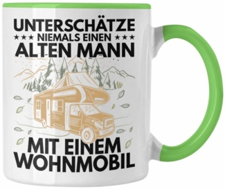 Trendation Tasse Trendation - Unterschätze Niemals Einen Alten Mannin Einem Wohnmobil T