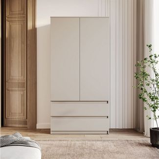 Lookway Kleiderschrank HANA SS-90 Zweitüriger Schrank Breite: 90 cm