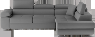 Anton, Ecksofa, Eckcouch, Grau