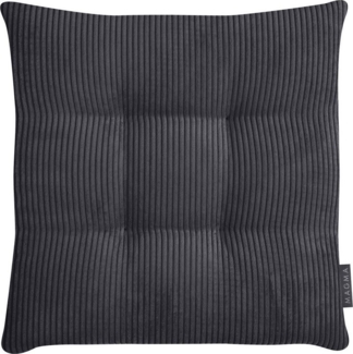 Magma Heimtex Stuhlkissen Sitzkissen INGA, Anthrazit, B 35 cm, L 35 cm