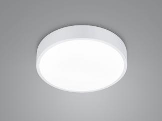 LED Deckenleuchte WACO in Weiß matt extern dimmbar flach, Ø 31cm