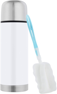 Isolierflasche 350 ml Edelstahl Weiß