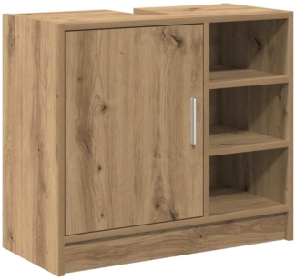 vidaXL Badezimmerschrank Artisan-Eiche 63 x 29 x 55 cm Holzwerkstoff 869213