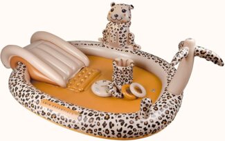 Kinderpool Leopard Beige mit Zubehör